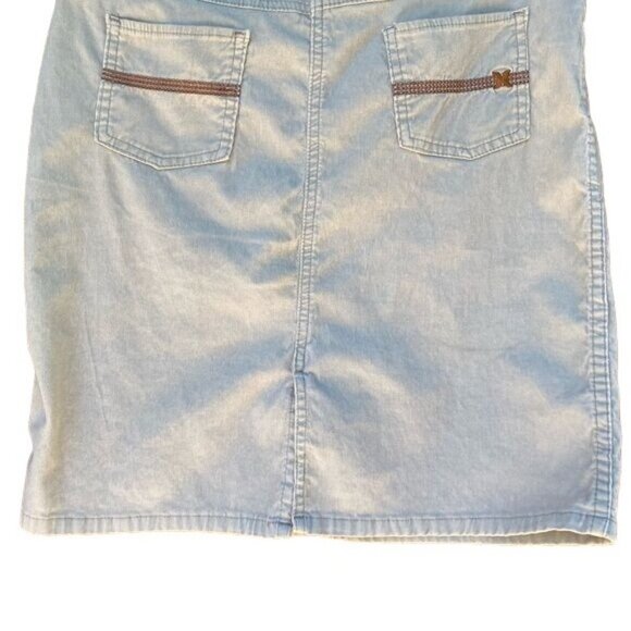 Vintage Hurley Corduroy Kaki Tan Y2K Skirt Size 3 - Picture 10 of 12